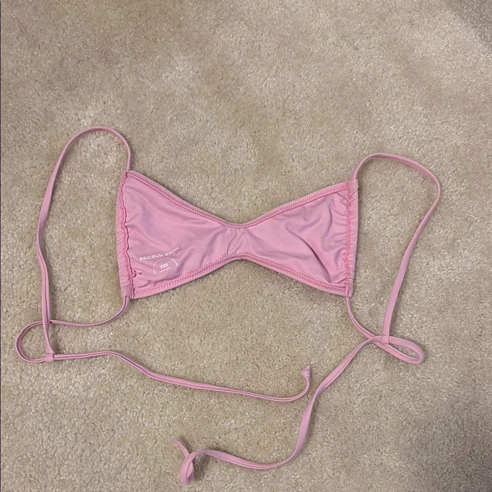 PacSun Eco Swim Pink Bikini Top - Picture 5 of 8